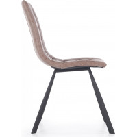 Jedálenská stolička MONIQUE - hnedá / čierna