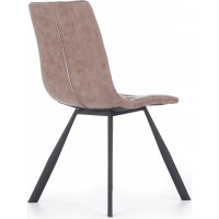 Jedálenská stolička MONIQUE - hnedá / čierna