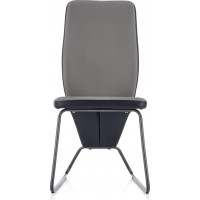 Jedálenská stolička ZARINA - šedá / čierna