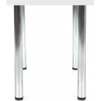 Jedálenský stôl DOME 90x60x75 cm - biely/chrómový