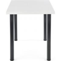 Jedálenský stôl DOME 120x75x68 cm - biely/čierny