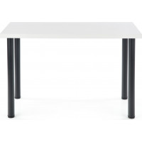 Jedálenský stôl DOME 120x75x68 cm - biely/čierny