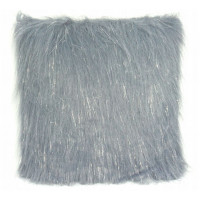 Obliečka na vankúš LUX 45x45 cm s dlhým vlasom - šedá