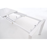 Jedálenský stôl STAN - 130(210)x80x76 cm - rozkladací - biely