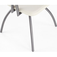 Jedálenská stolička MONI - popolavá / grafírová