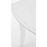 Jedálenský stôl FREDERIK - 160(240)x90x74 cm - rozkladací - biely