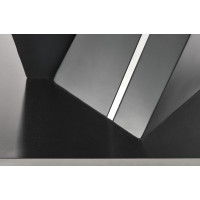 Jedálenský stôl SILVA 160(200)x90x77 cm - rozkladací - tmavo šedý