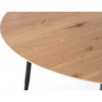 Jedálenský stôl JACK 160x90x77 cm - dub zlatý/čierny