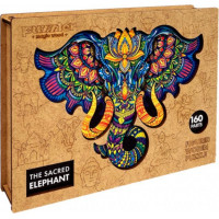 PUZZLER Drevené puzzle Posvätný slon 160 dielikov