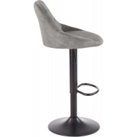Barová stolička LINDA - šedá - výškovo nastaviteľná