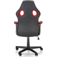 Kancelárska stolička FERROL - čierna / červená