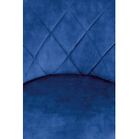 Barová stolička LINDA - modrá - výškovo nastaviteľná