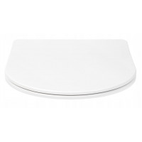 Duroplast sedátko na WC REA - FLAT - biele