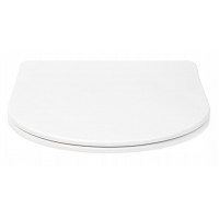 Duroplast sedátko na WC REA - FLAT - biele