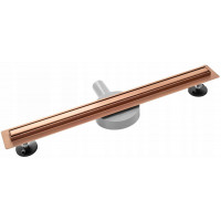 Sprchový žľab MAXMAX Rea NEO PRE SLIM - medený brúsený