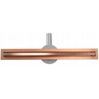 Sprchový žľab MAXMAX Rea NEO PRE SLIM - medený brúsený