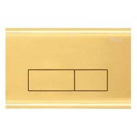 Ovládacie tlačidlo splachovadla - zlaté - dvojčinné - plastové - typ H