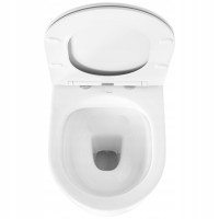 Závesné WC Rea OLIVIER + Duroplast sedátko flat - biele