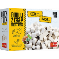 TREFL BRICK TRICK Balenie bielych tehál mix 70ks