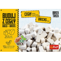 TREFL BRICK TRICK Balenie bielych tehál mix 70ks