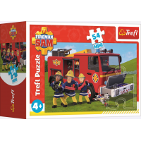 TREFL Displej Puzzle Požiarnik Sam 54 dielikov (40 ks)
