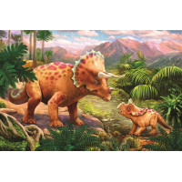 TREFL Displej Puzzle Úžasní dinosaury 54 dielikov (40 ks)