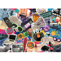 RAVENSBURGER Puzzle 90. roky 1000 dielikov