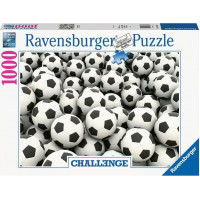 RAVENSBURGER Puzzle Challenge: Futbalové lopty 1000 dielikov