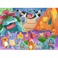 RAVENSBURGER Puzzle Pokémon 4x100 dielikov