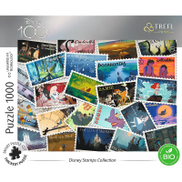 TREFL Puzzle UFT Disney 100 rokov: Poštové známky 1000 dielikov