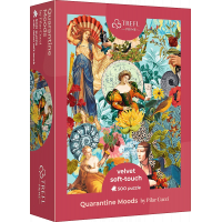 TREFL Puzzle UFT Velvet Soft Touch: Nálady v karanténe 500 dielikov