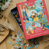 TREFL Puzzle UFT Velvet Soft Touch: Nálady v karanténe 500 dielikov