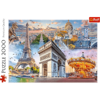 TREFL Puzzle Víkend v Paríži 2000 dielikov
