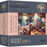 Trefl Wood Craft Origin puzzle Poklady na pôde 501 dielikov