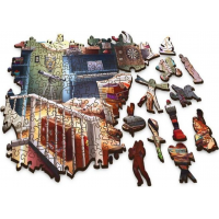 Trefl Wood Craft Origin puzzle Poklady na pôde 501 dielikov