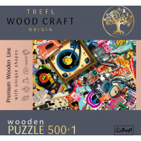 Trefl Wood Craft Origin puzzle Vo svete hudby 501 dielikov