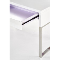 Písací stôl DENISA - biely/chrómový