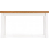 Jedálenský stôl TEO - 140(220)x80x76 - rozkladací - dub lancelot/biela