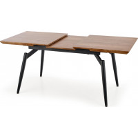 Jedálenský stôl CARTER - 140 (180) x80x74 - rozkladací - prírodný / čierna