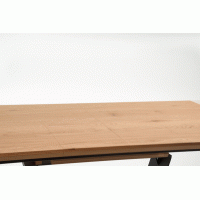 Jedálenský stôl URBAN - 160(220)x90x77 - rozkladací - dub zlatý/čierna
