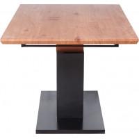 Jedálenský stôl URBAN - 160(220)x90x77 - rozkladací - dub zlatý/čierna