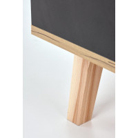 Písací stôl SNAPE - šedý/dub votan