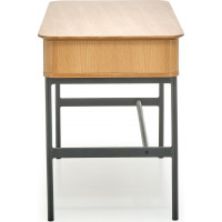 Písací stôl SMART - prírodný dub/čierny