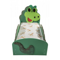 Detská posteľ 3D DINO 160x80 cm - zelená