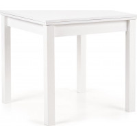 Jedálenský stôl CONOR - 80(160)x80x76 - rozkladací - biely