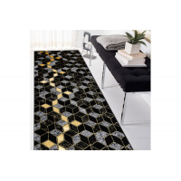 Běhoun Gloss 400B 86 3D geometric black/gold