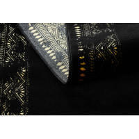 Behúň Gloss 408C 86 geometric black/gold