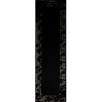 Behúň Gloss 408C 86 geometric black/gold