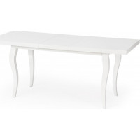 Jedálenský stôl MIKE - 160(240)x90x75 cm - rozkladací - biely