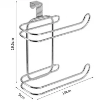 Držiak toaletného papiera DOUBLE - kov - chrómový
